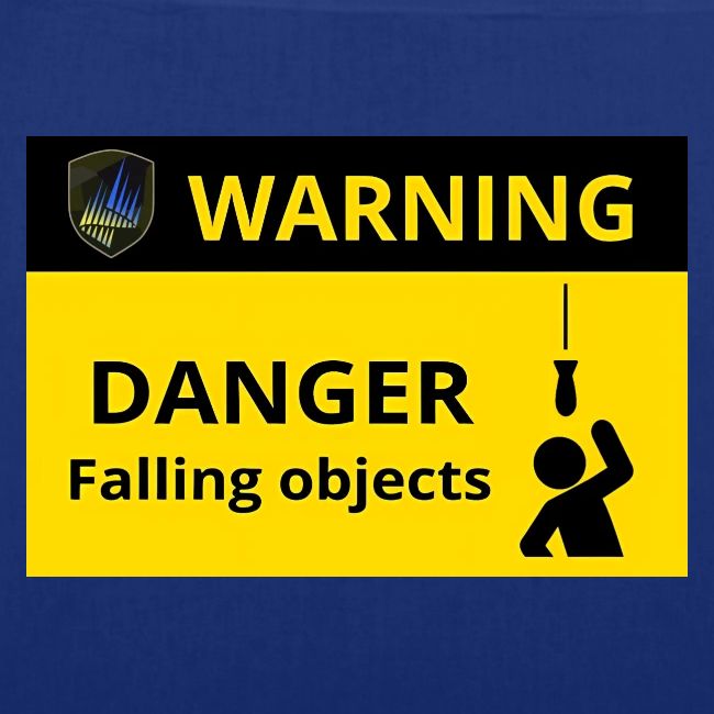 Danger falling objects