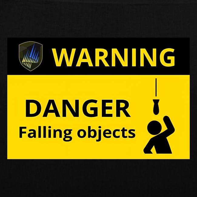 Danger falling objects
