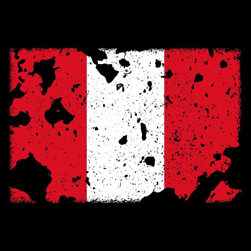 Drapeau du Pérou - Vintage