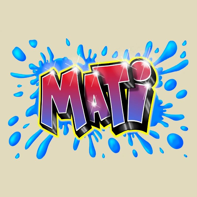 Mati graffiti imprimable sur tout