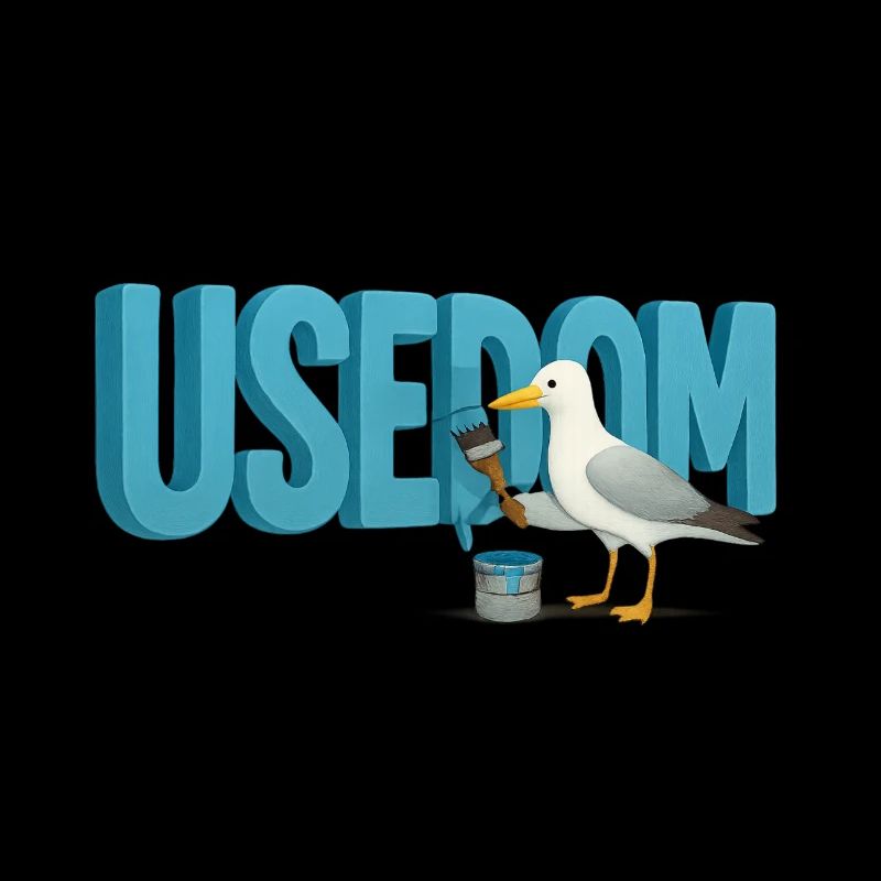 A seagull paints Usedom beautifully