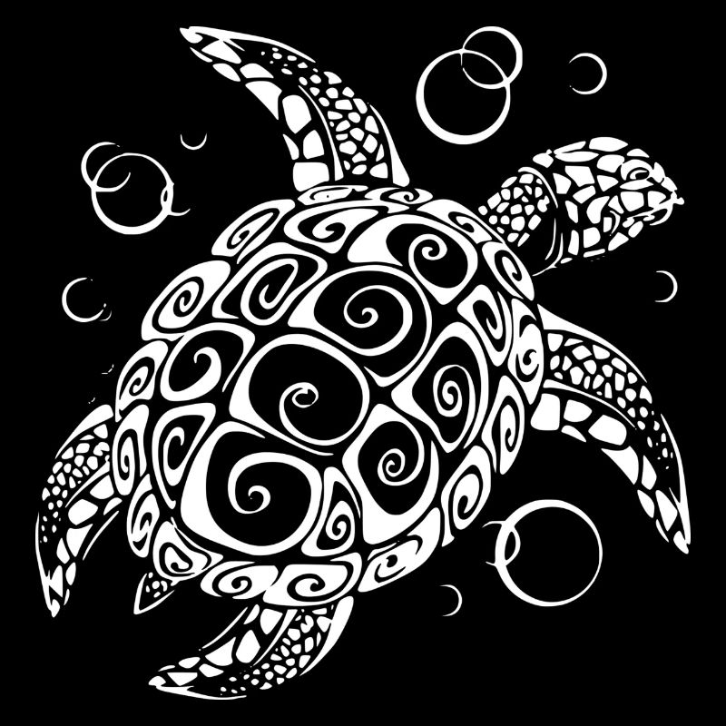 swimming turtle