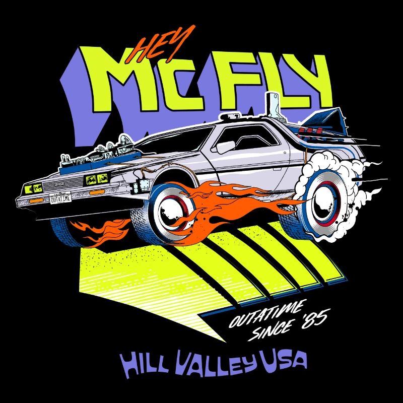 Tilbage til fremtiden Hej McFly Delorean