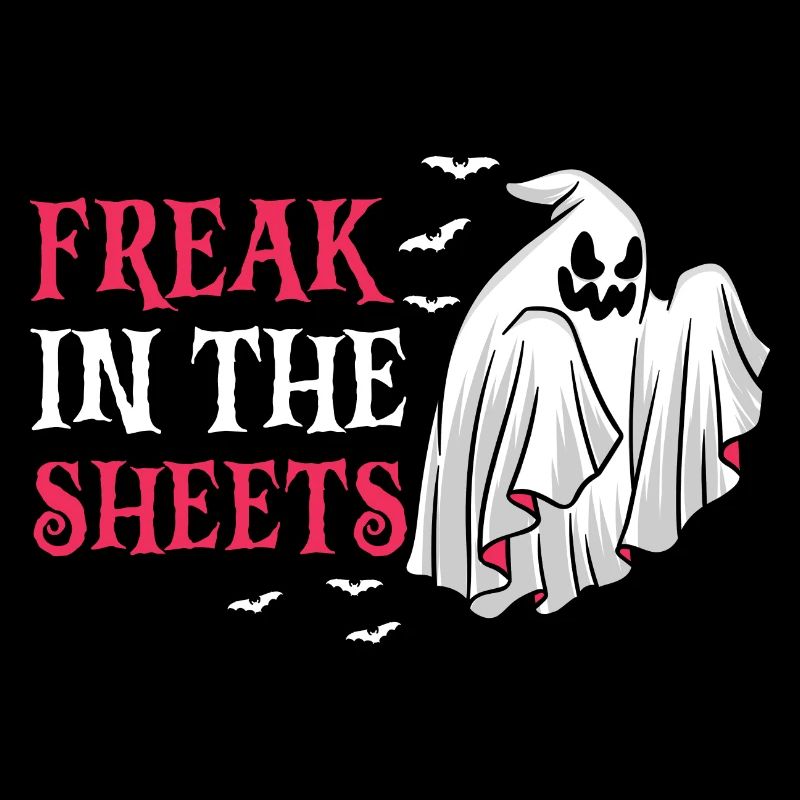 Retro Freak In The Sheets Funny Halloween