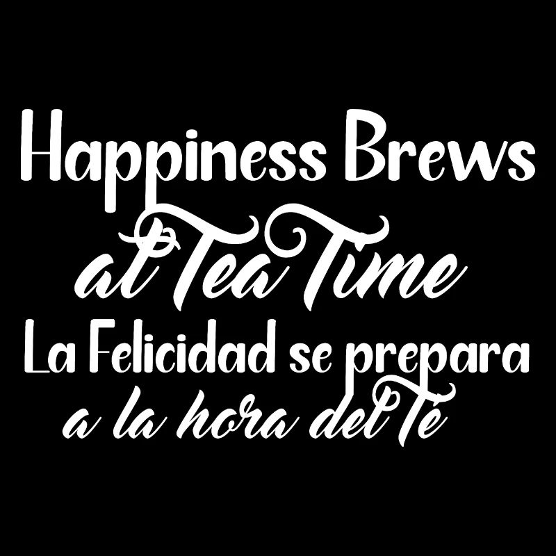 Tea Time Spanisches und englisches Design