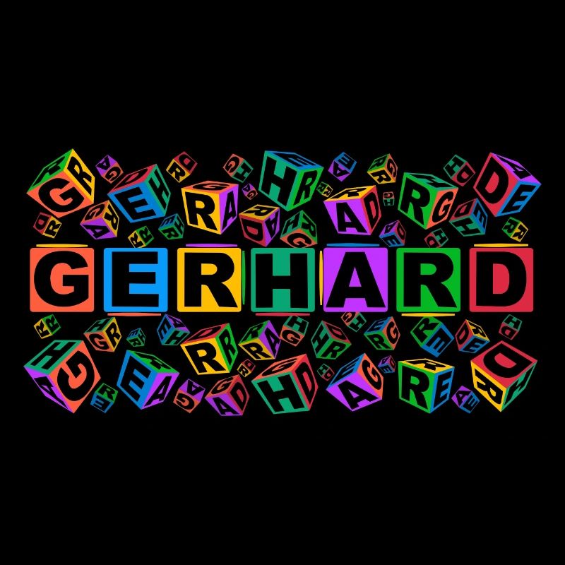 GERHARD colourful cubes