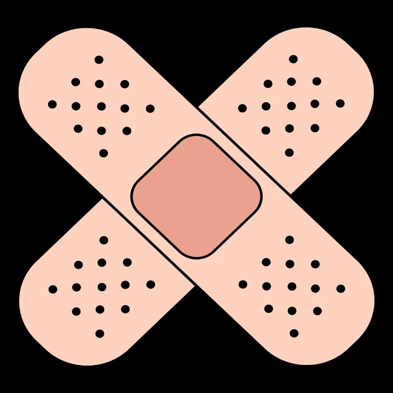 Symbole de blessure par bandage