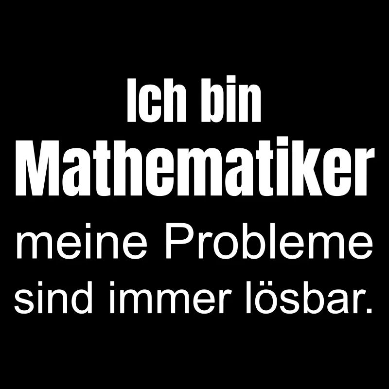 I am a mathematician
