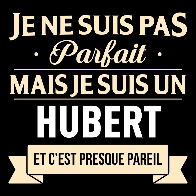 Je Ne Suis Pas Parfait Mais Je Suis Un Hubert E...