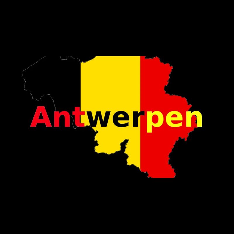 Antwerp Belgium Silhouette - Gift