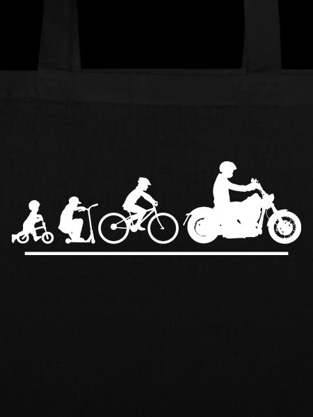 Evolution Motorrad Biker Geschenk