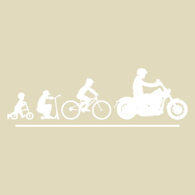 Evolution Motorcycle Biker Gift