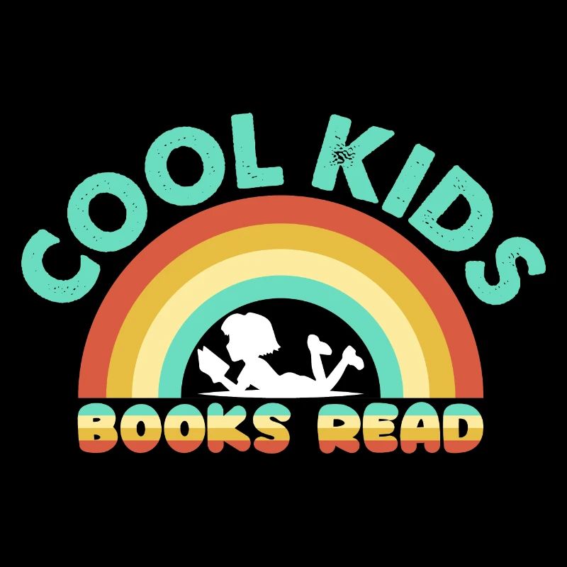 Coole Kinder lesen Buch Reader Funny Bookworm