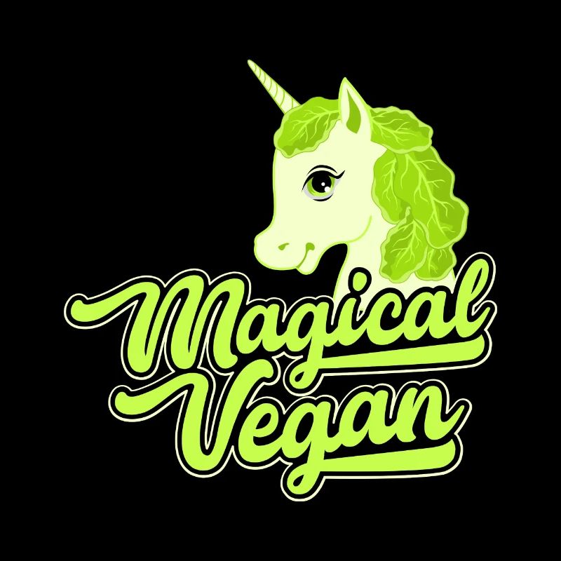 Magical Vegan Geschenk Veganer Vegetarier Einhorn
