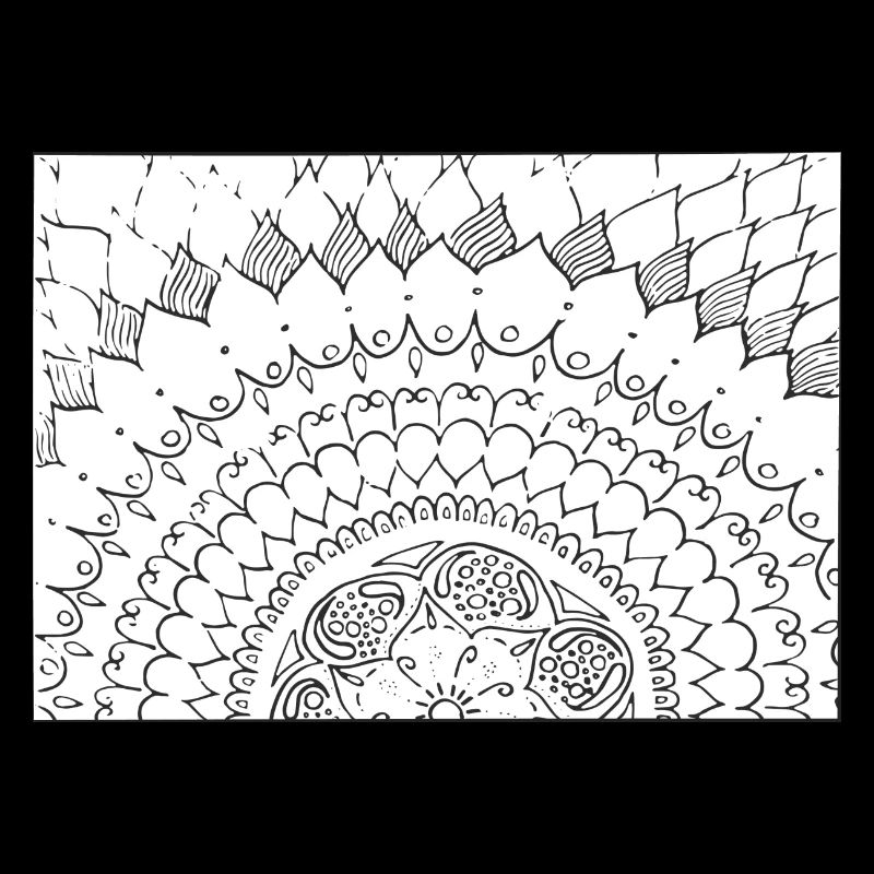 Mandala im Rahmen