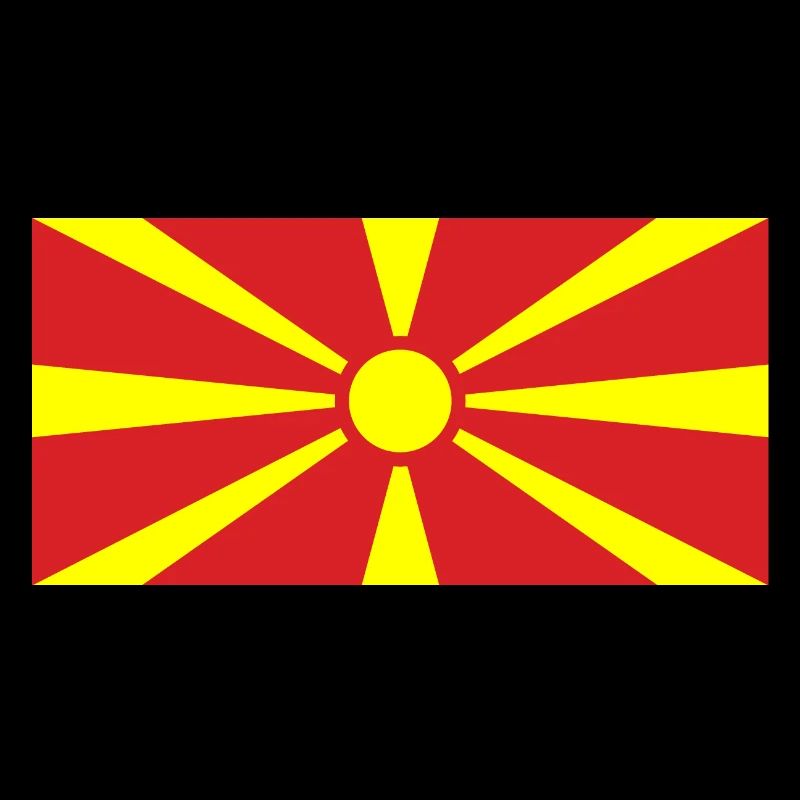 Drapeau de la Macédoine