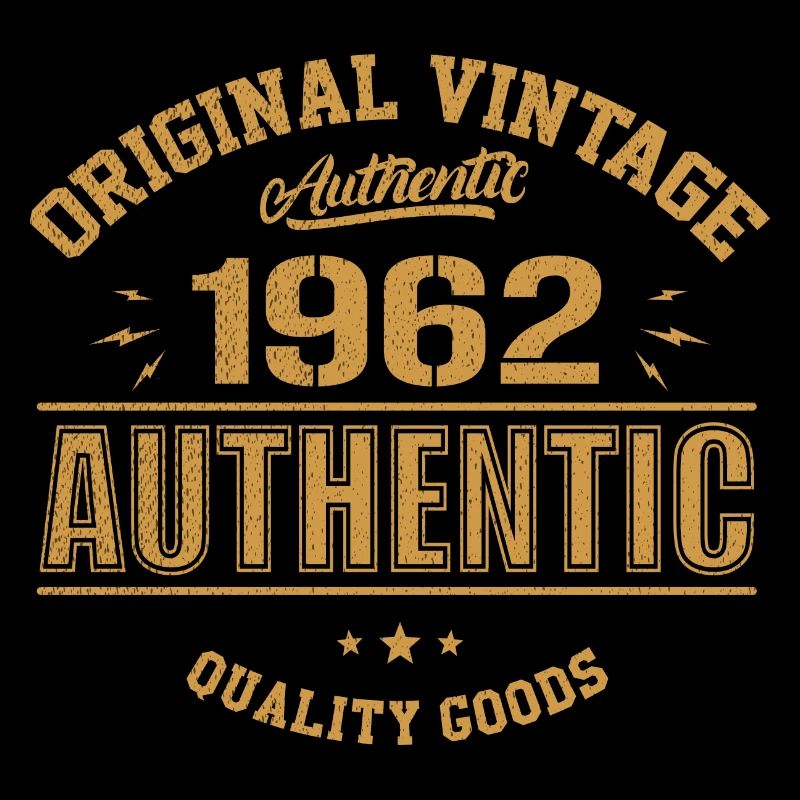 Authentic 1962 Cadeau D'anniversaire Original 1962