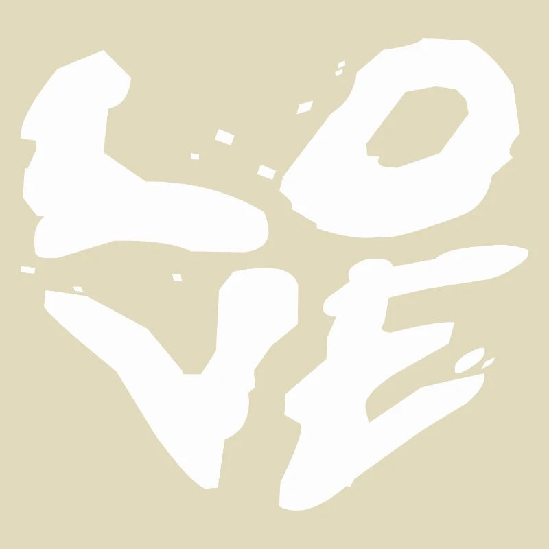 Love Statement Typography Illustration
