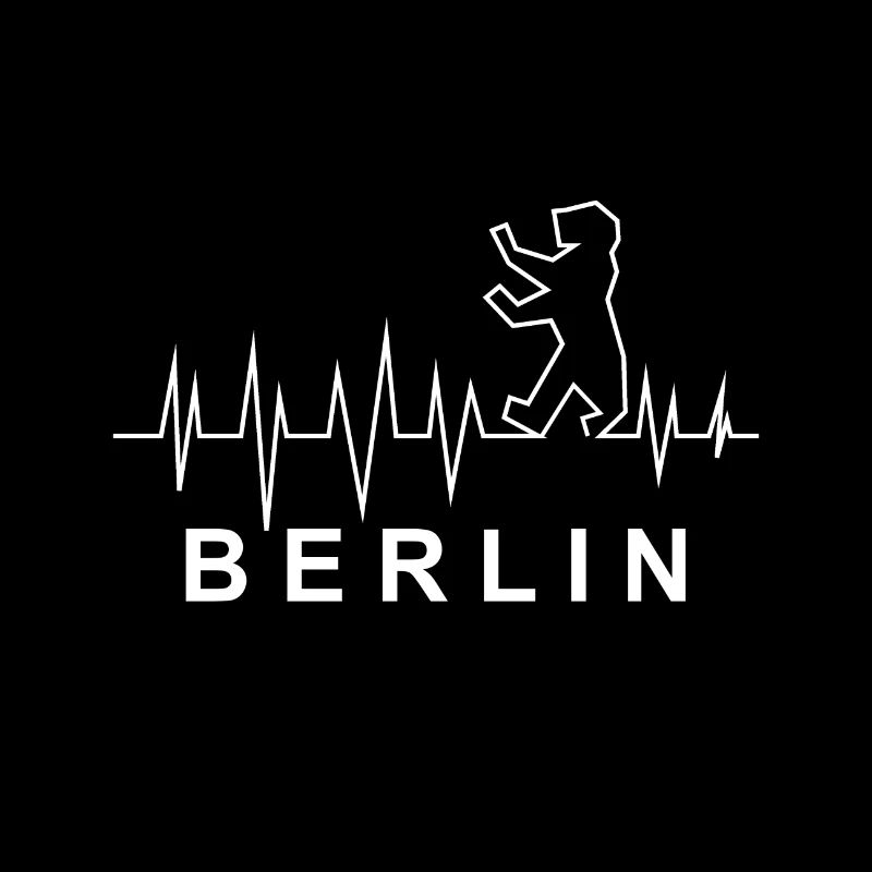 Herzschlag mit Berliner Bär