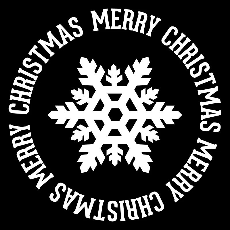 Flocon de neige joyeux Noël