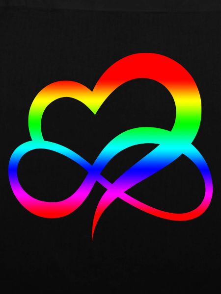 Regenbogen Herz