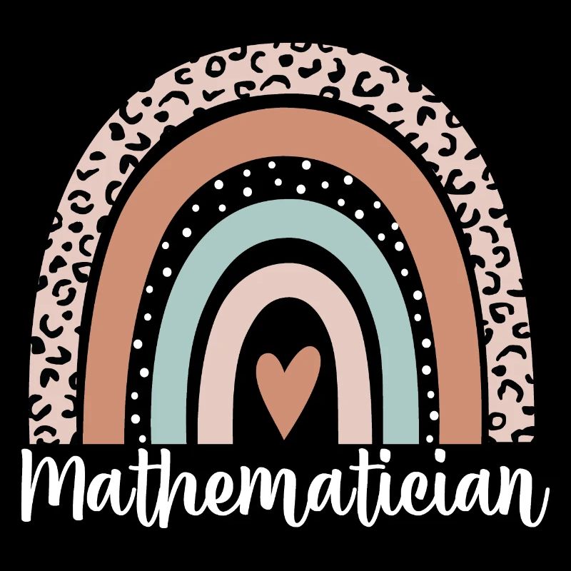 Mathématicien Arc-en-ciel Léopard Drôle Mathématicien
