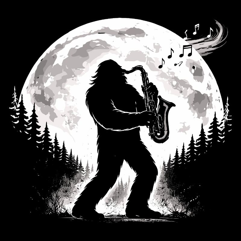 Bigfoot Saxophonist