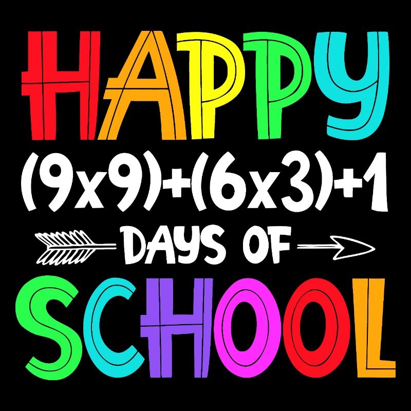 Rainbow Happy Back-to-School