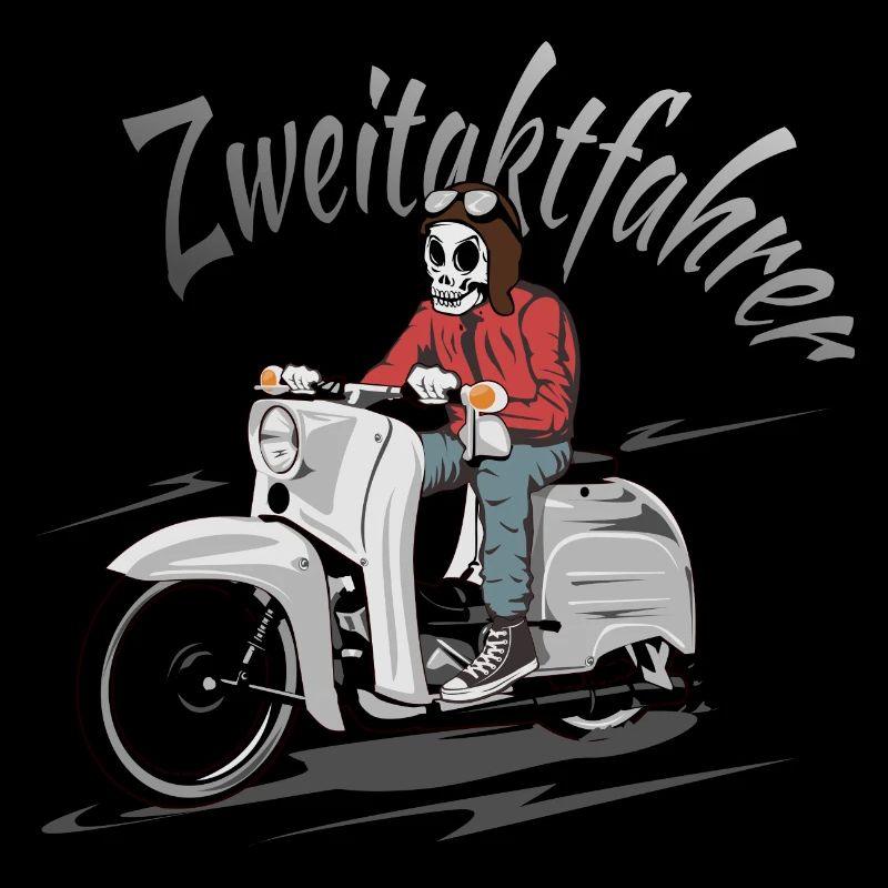 Simson Schwalbe Zweitaktfahrer