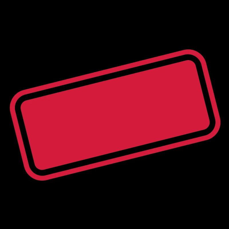 Schild leer