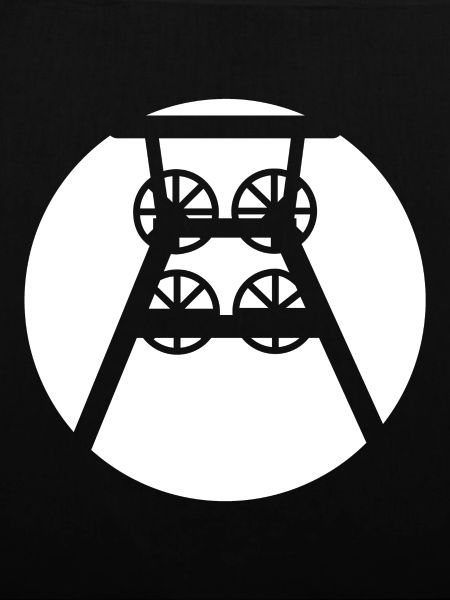 Ruhrpott Zeche Förderturm (w)