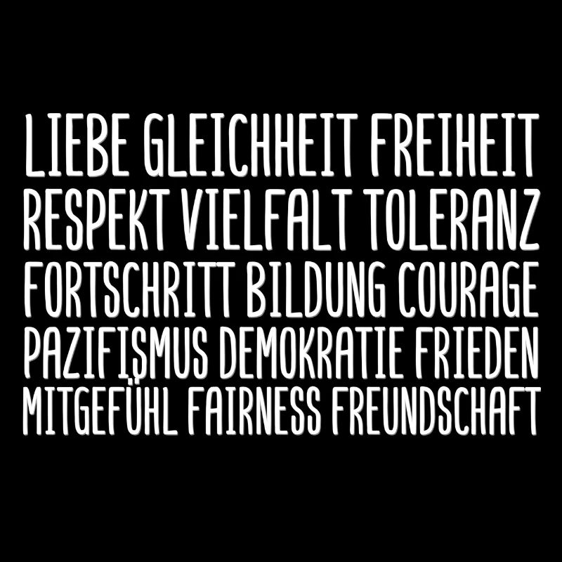 Statement Werte gegen Rechts gegen Nazis