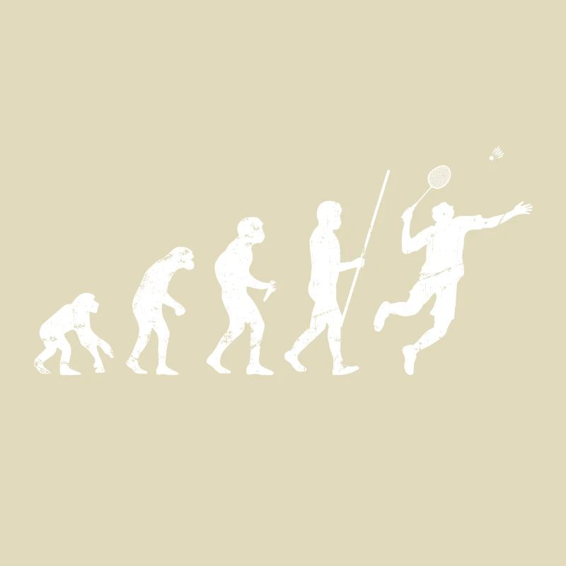 Badminton Evolution Badminton Player Gift Cool