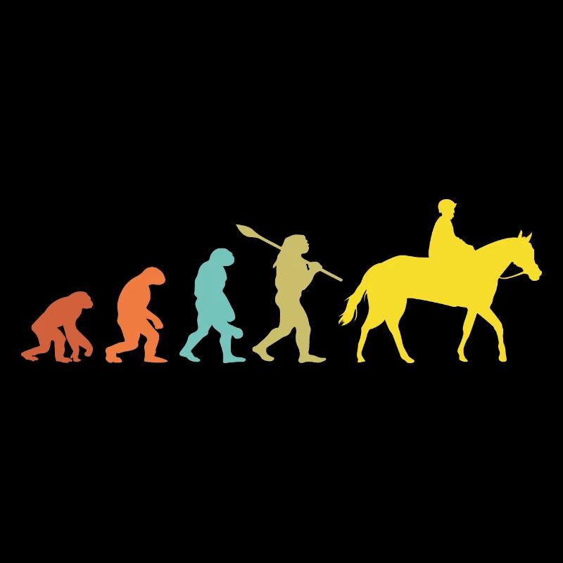 Vintage Evolution Cavalier De Cheval Cadeau