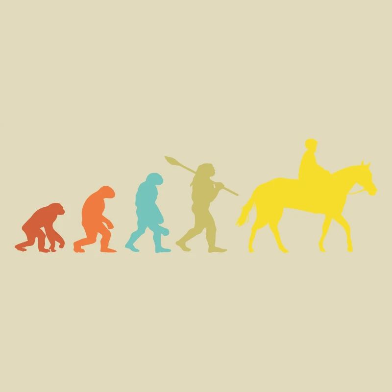 Vintage Evolution Cavalier De Cheval Cadeau