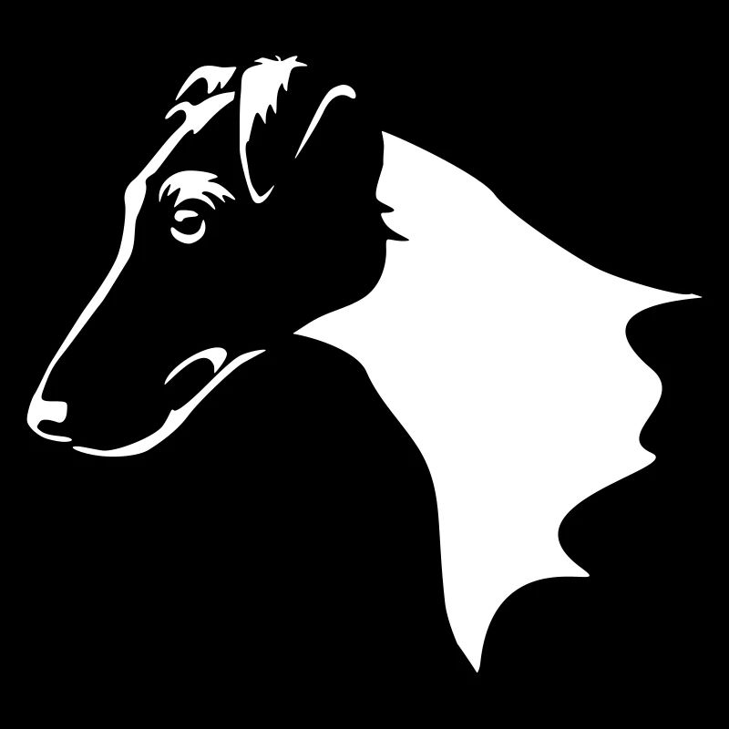 Tête de Fox Terrier « Black Edition »