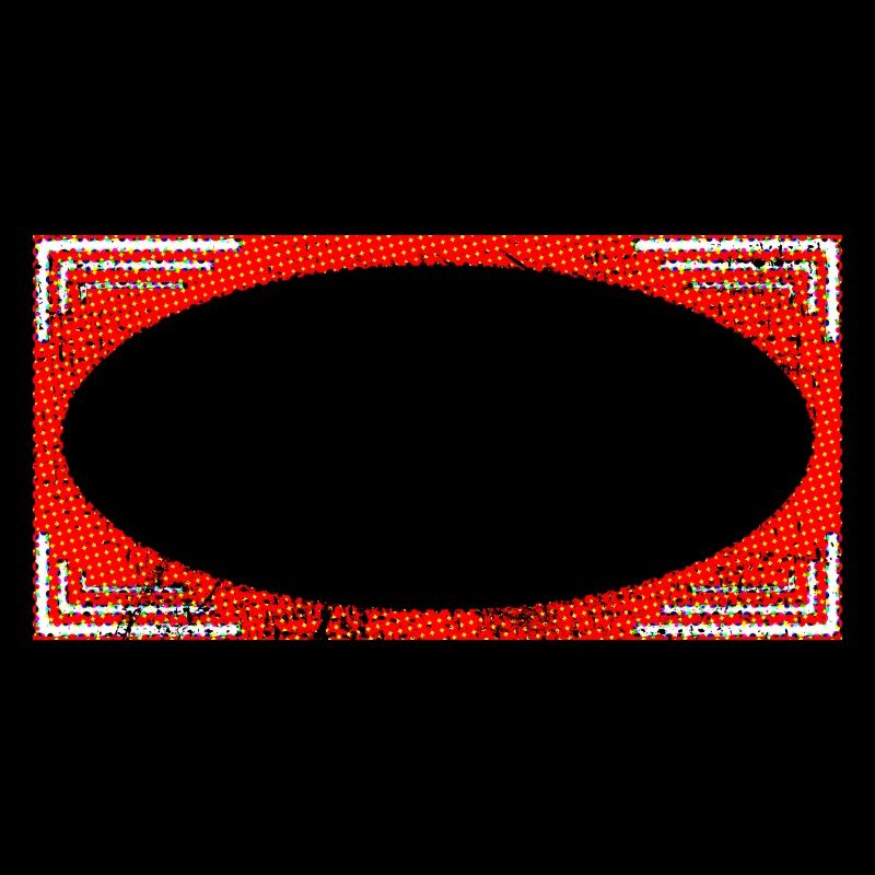 Élément de cadre rectangulaire avec effet grunge