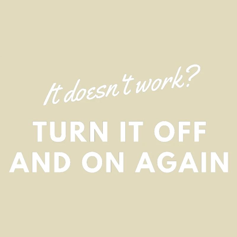 It doesn t work white