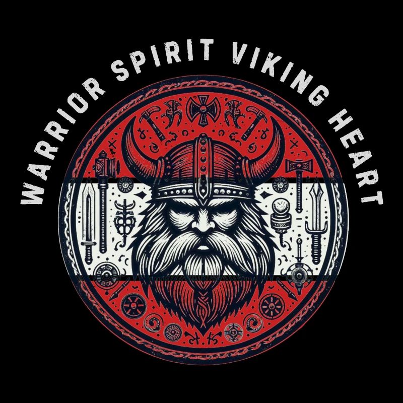 Wikingerherz-Krieger-Emblem