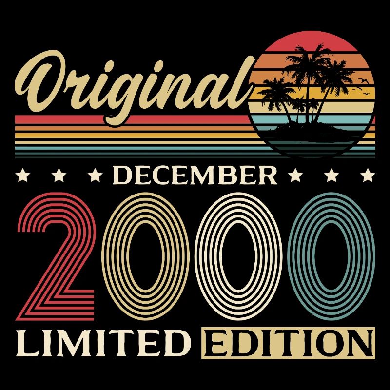 25e anniversaire Original Décembre Année 2000