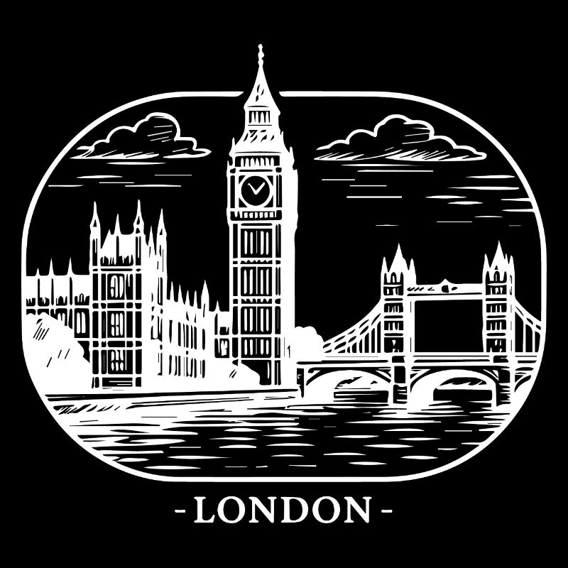 London Stadtsilhouette