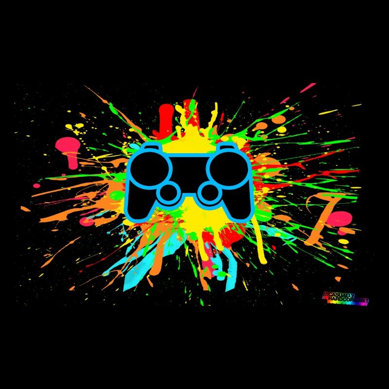 Controller Splatter Gamer