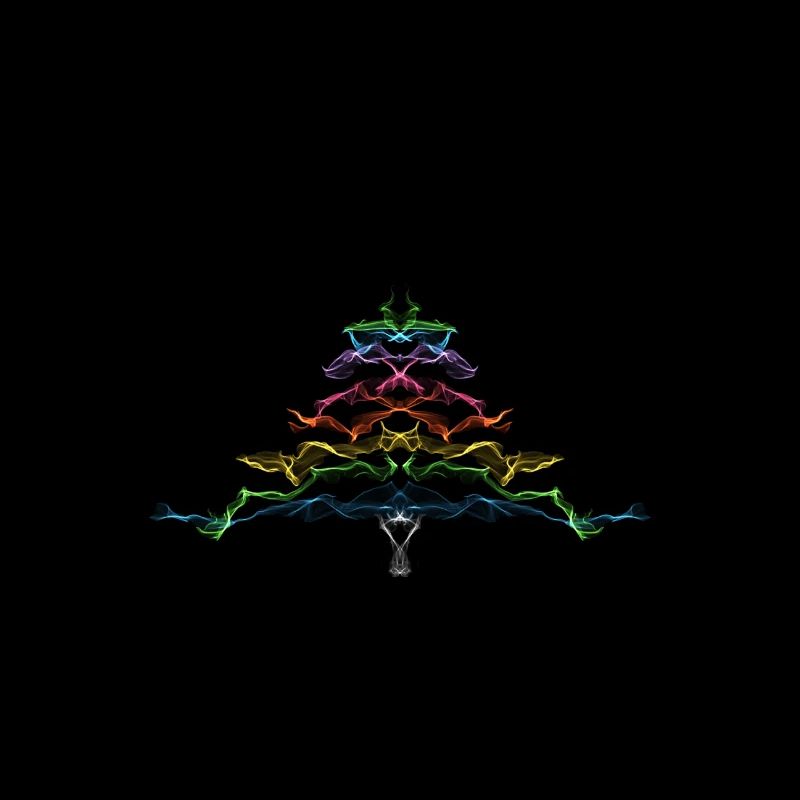 christmas tree rainbow / christmas tree rainbow