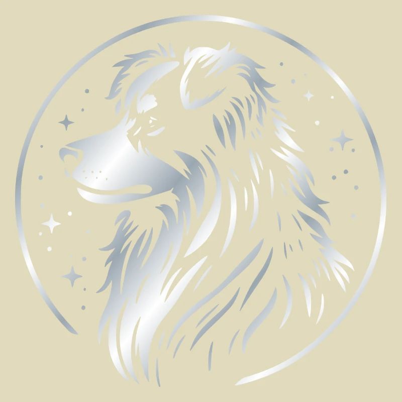 Chien de rêve Aussie argent