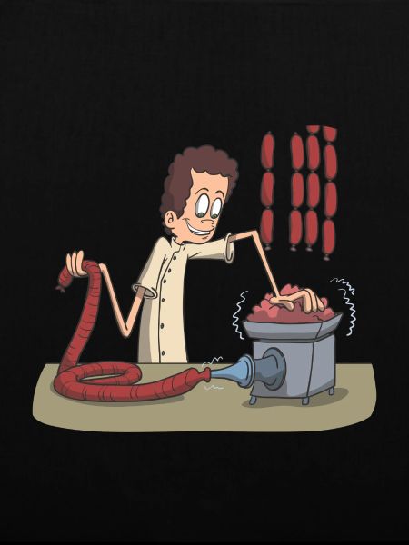 Metzger Messer Fleisch Wurst