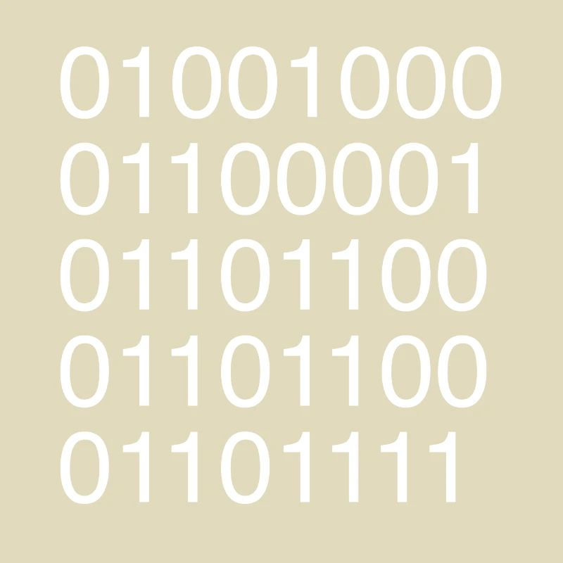 Informatiker ASCII Code Binär