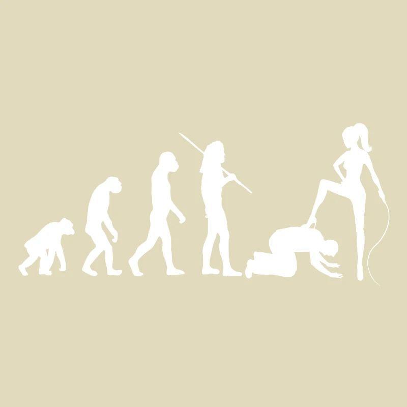 Evolution - dominatrix and slave