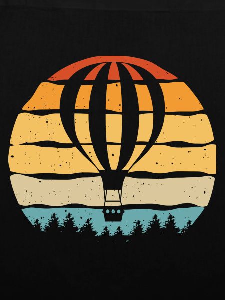 Heißluftballon Retro Ballonfahrer Ballonfahrt