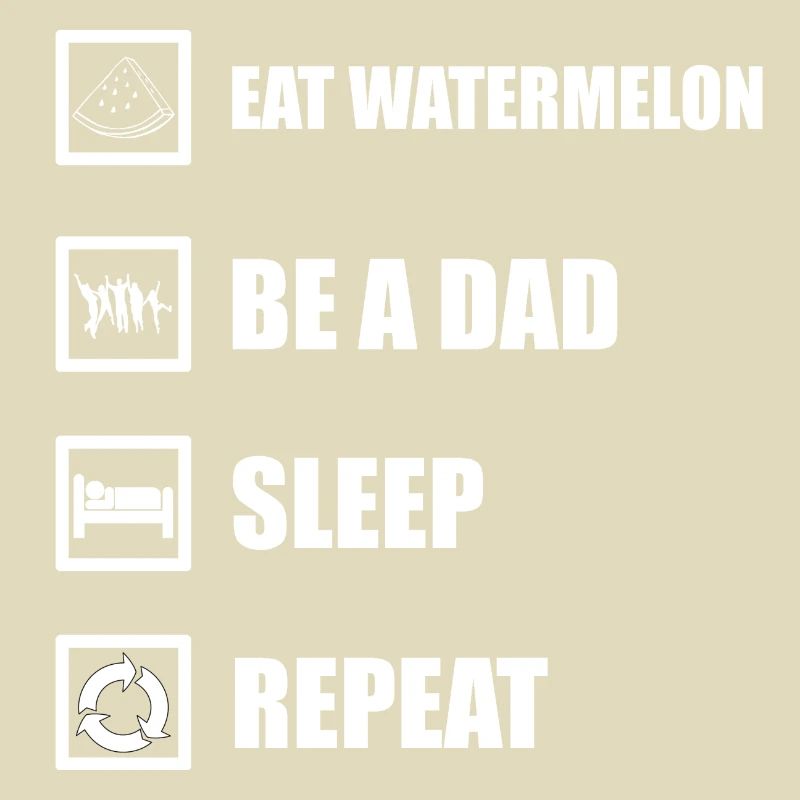 Pastèque Père Sommeil Répéter