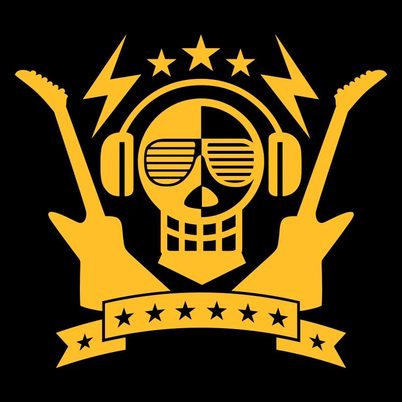 Glam Rock Skull
